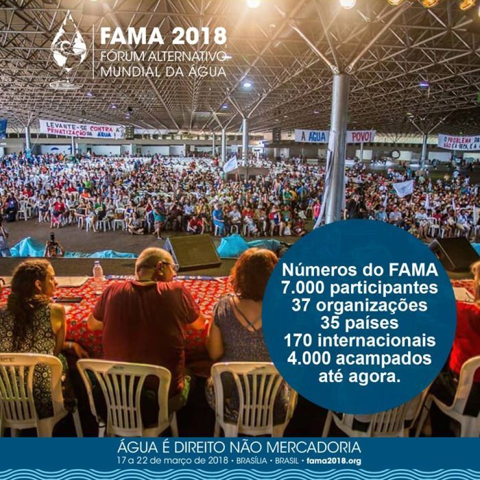 FAMA 2018: a água tem direitos e é bem comum