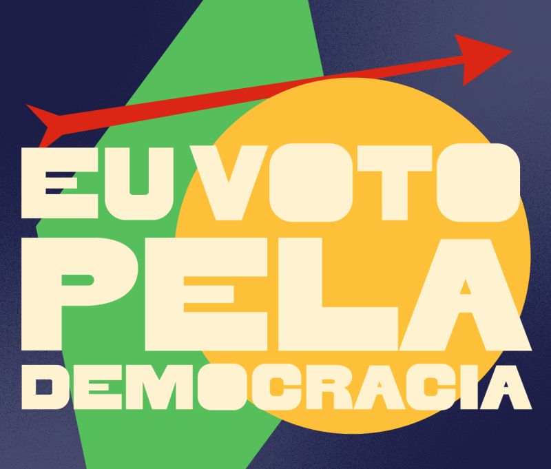 eu voto pela democracia