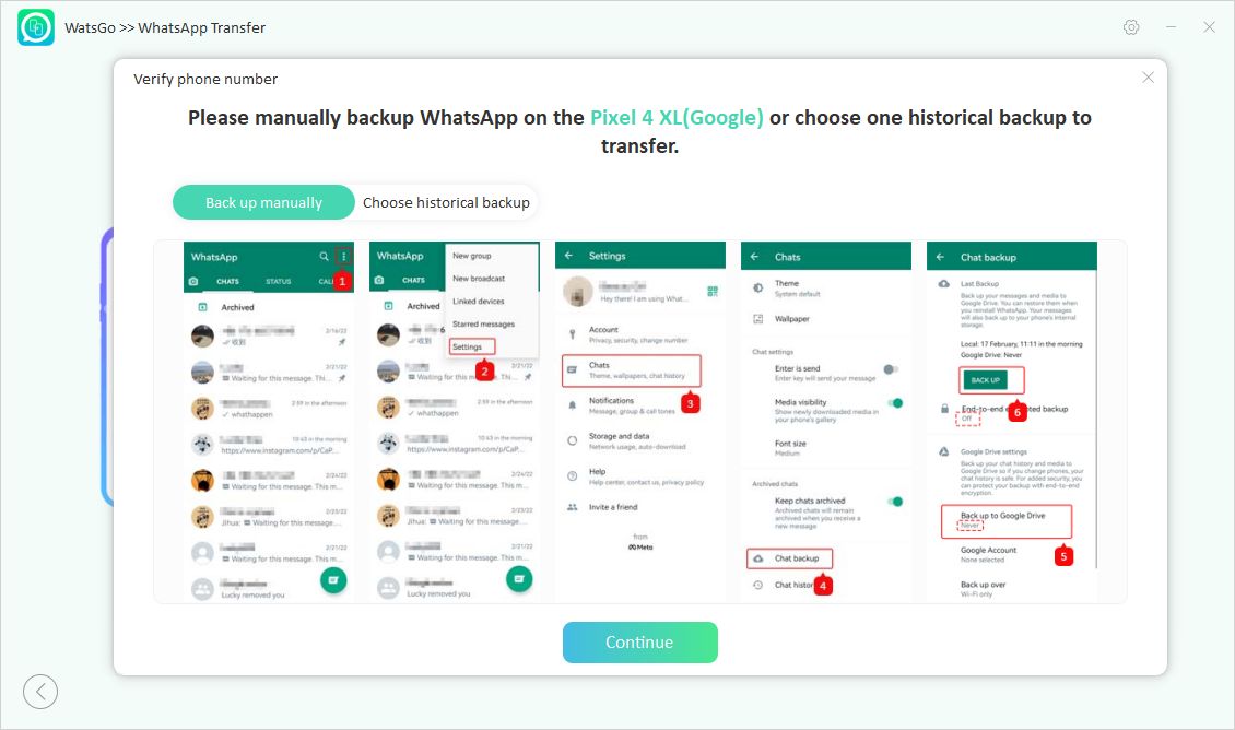 guia watsgo - ativar o backup criptografado do whatsapp