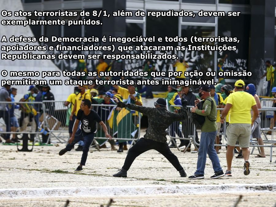 manifestantes invadem congresso, stf e palácio do planalto.