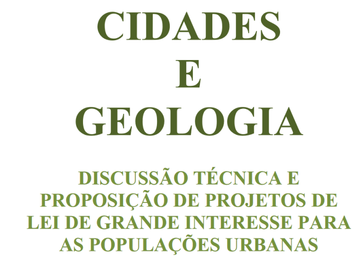 livro cidades e geologia