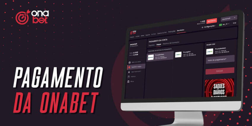 pagamento da Onabet