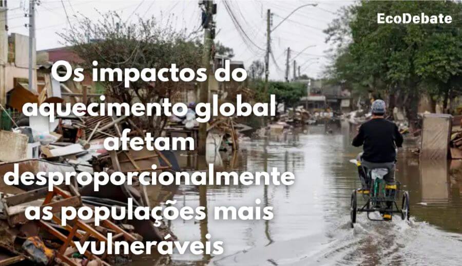 as mudanças climáticas afetam desproporcionalmente as populações mais vulneráveis